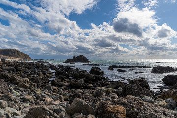 男鹿半島からの空と海