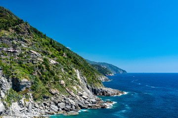 Fototapeta na wymiar Vernazza in Italy, the cinque terre