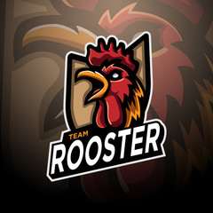 Rooster logo gaming esport © Wisma Kreatif
