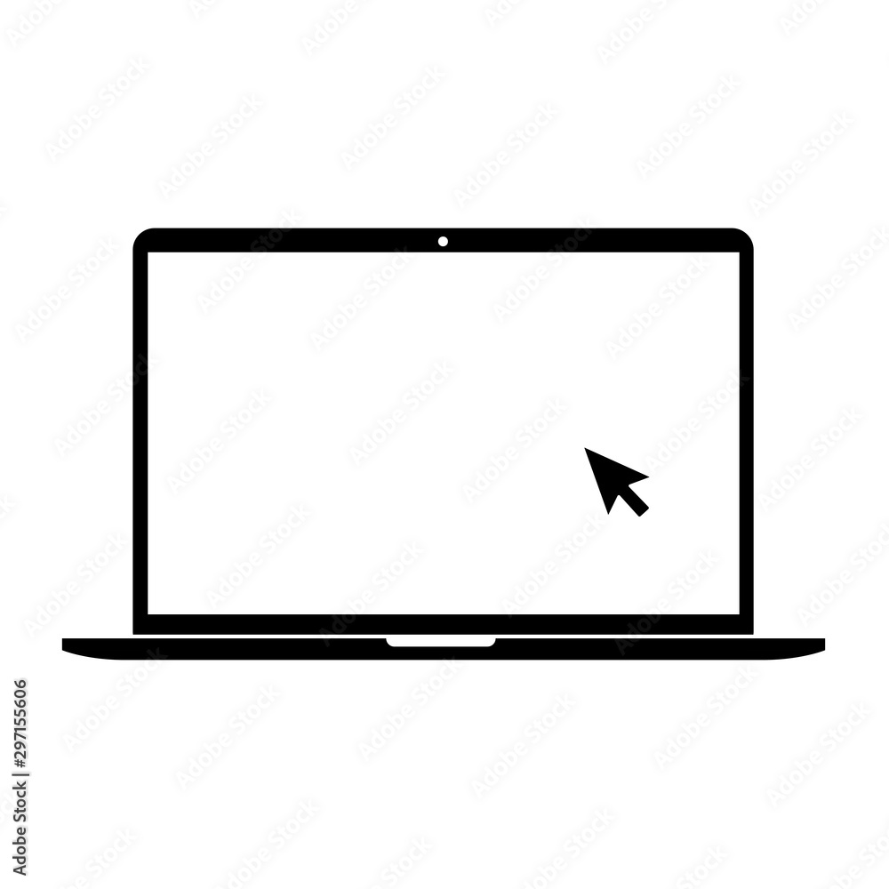 Poster digital technology concept computer mouse click vector