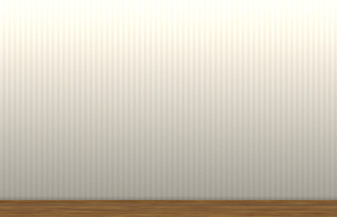 Naklejka premium interior wall with wooden molding 
