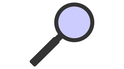 Magnifier icon vector design. Search tool vector