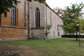 Blick auf die Klosterkirche des evangelischen Augusteinerklosters im Zentrum von Erfurt, der...