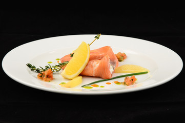salad on a plate
