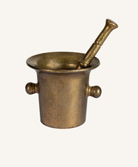 mortar with pestle