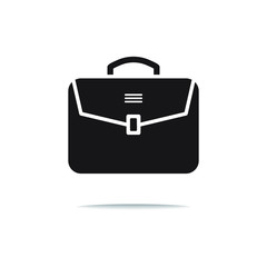 briefcase icon isolated on white background. vector illustration