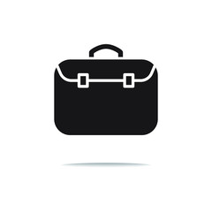 briefcase icon isolated on white background. vector illustration