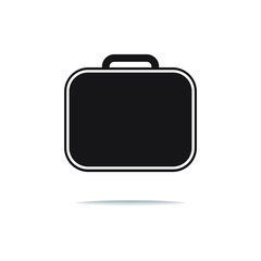 briefcase icon isolated on white background. vector illustration