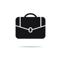 briefcase icon isolated on white background. vector illustration