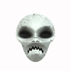 3D Sad mask of dead, 