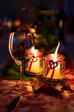 Candlelight dinner