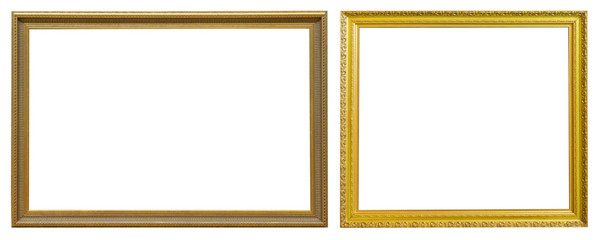 Antique gold antique picture frames