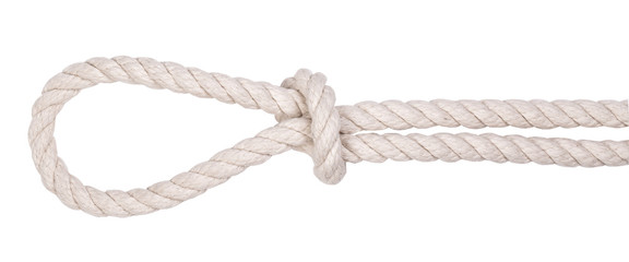Fragment of a nautical rope