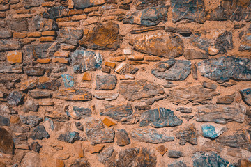 historical facade in warm colors