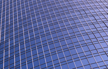 Skyscrapper with a glass facade