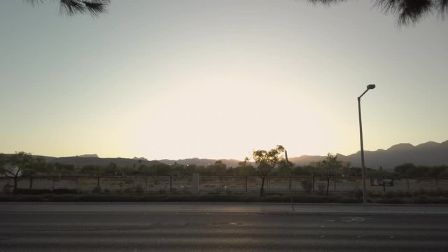 Walking and exploring the suburban landscapes during sunset golden hour!  