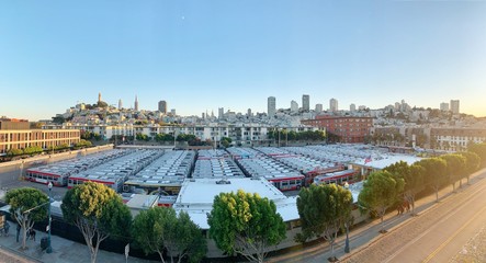 San Francisco Panorama at Bus Depot