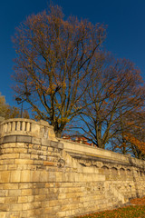 Fototapeta na wymiar Stone wall, Krakow