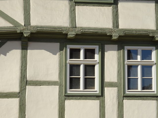 Fototapeta na wymiar Fachwerkhaus-Fenster