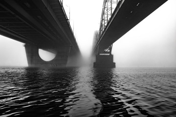 bridge at sunset