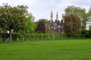 A 200 year-old neo-gothic church in Regent’s Park. London. UK.