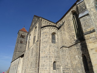 Teilansicht von Schloss Quedlinburg