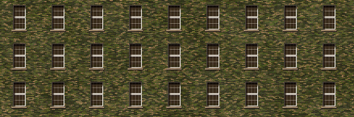 Obraz premium Brick wall background. 3d illustration pattern