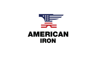 American Iron  construction building logo design inspiration - Vector