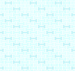 Fototapeta premium Cyan bone pattern. Seamless vector background