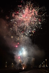 fireworks in the sky
