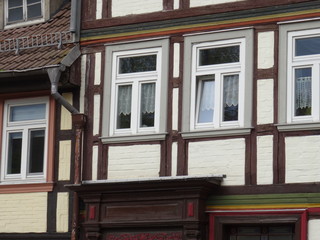 Fachwerkhaus-Fenster