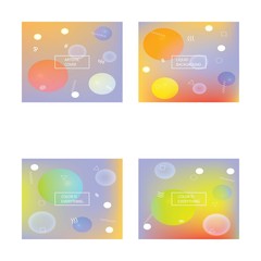 Smooth gradient mesh background.