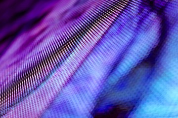 CloseUp LED blurred screen. LED soft focus background. abstract background ideal for design.