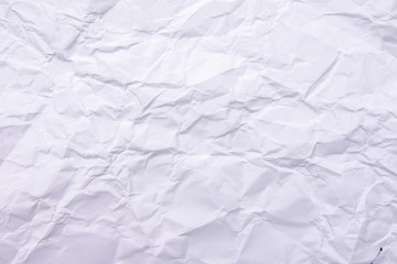 White creased paper background texture. place for text