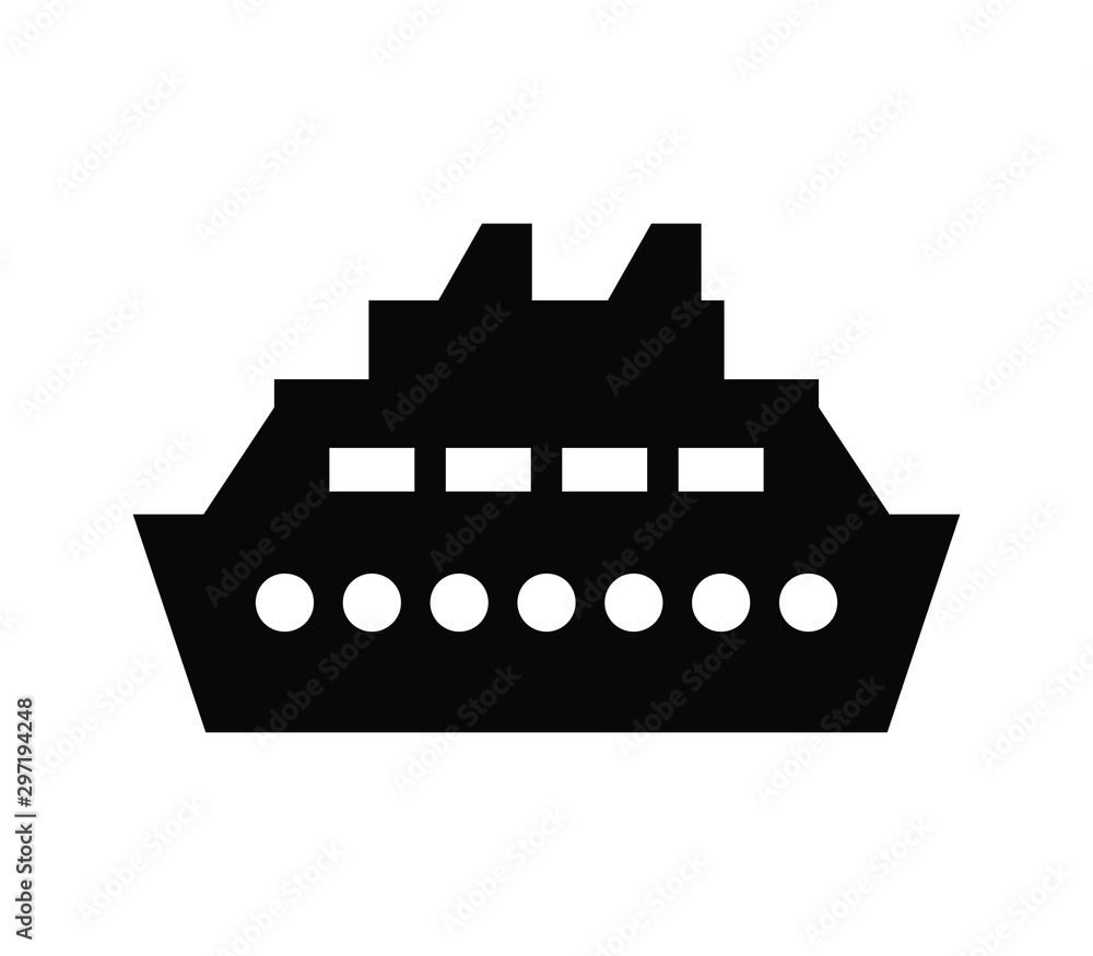 Sticker ship icon