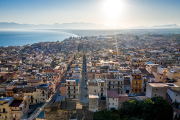 Castellamare del Golfo, SICILY, ITALY. Morning cityscape