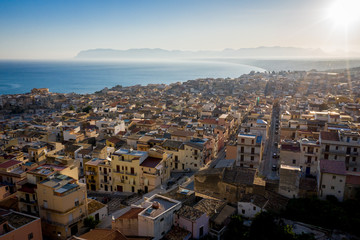 Castellamare del Golfo, SICILY, ITALY. Morning cityscape