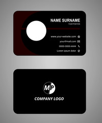 Business cover annual report modern template flat design flyer