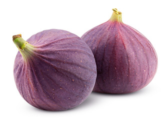 fig isolated on white background, clipping path, full depth of field