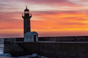 Old and abandoned lighthouse