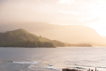 Hanalei Mountain Sunset