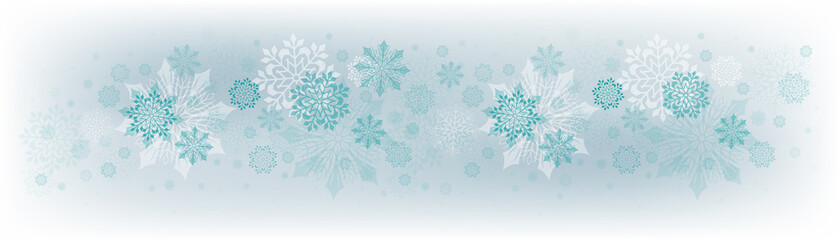 Christmas light design with a set of beautiful snowflakes