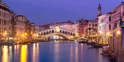 Fototapete Rialtobrücke Die Rialtobrücke, Venedig, Italien