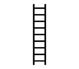 Deurstickers ladder icon © mark1987