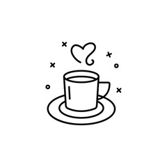 Coffee, drink, cup icon. Simple line, outline vector of coffee icons for ui and ux, website or mobile application