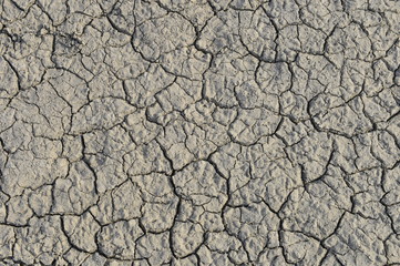 dry season with very arid terrain and little water broken soil virtually no vegetation