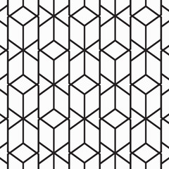 Pattern geometry of hexagon background. Pattern is on swatch panel.