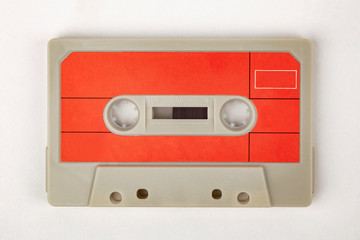 Audio Tape with red Label