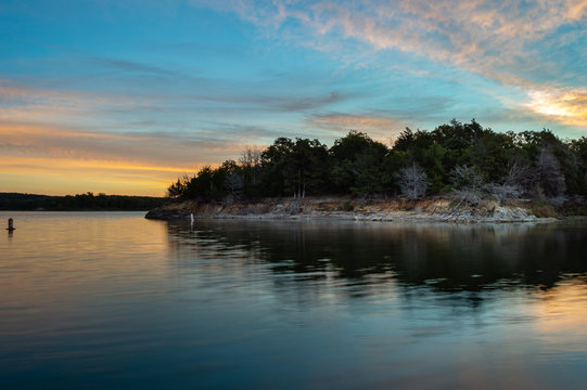 Sunrise at Lake of the Arbuckles