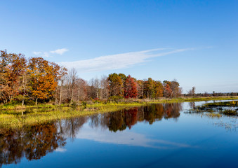 autumn at presque isle state park